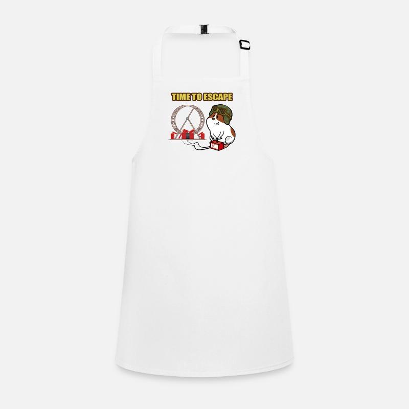 Cute hamster cool helmet, dynamite and hamster wheel Children's Apron