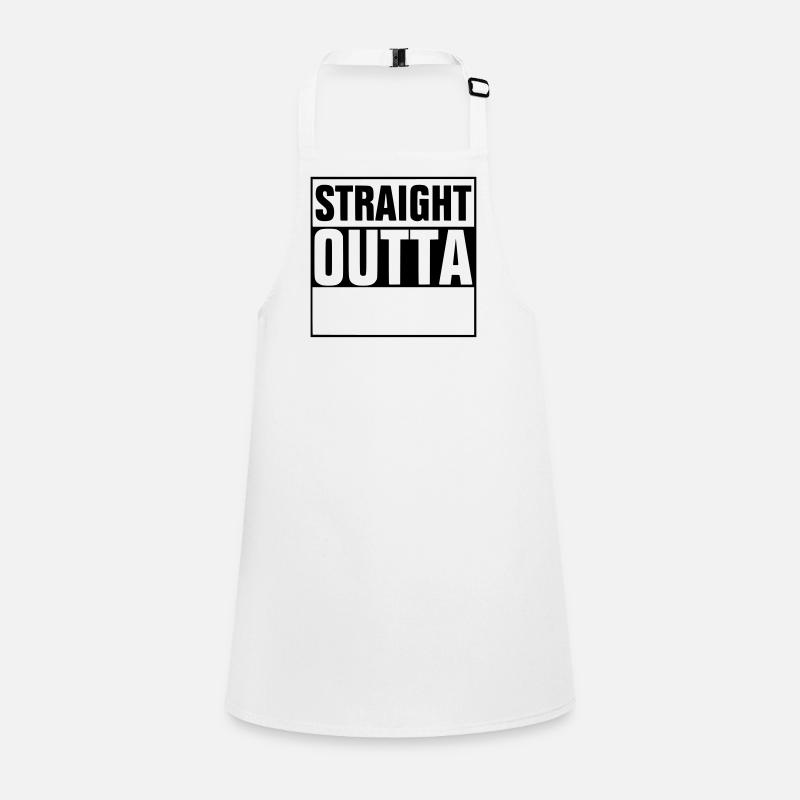 Straight outta - add your text Children's Apron