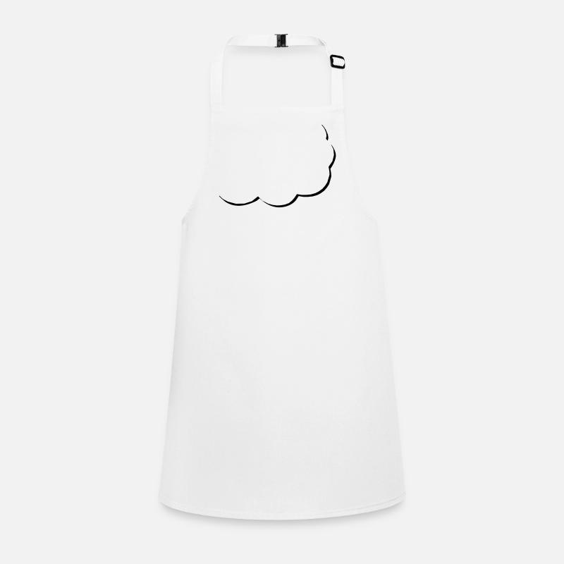 speech balloon | half speech bubble | Cloud | Cloud Children's Apron