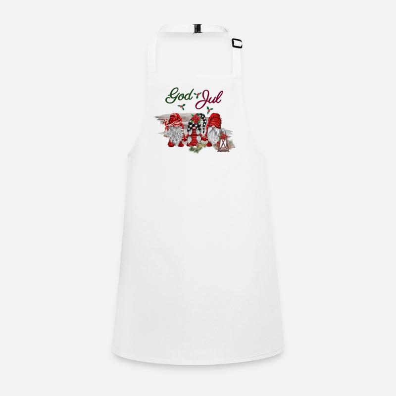 Dieu jul Joyeux Noël Noël Design Tablier Enfant