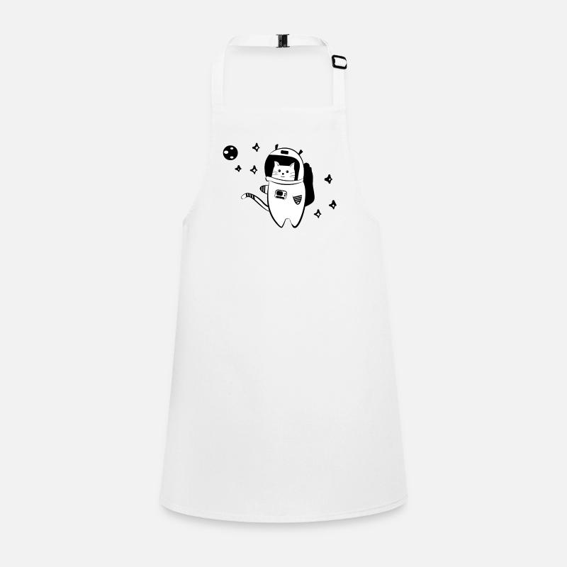 Cool cat in space Children's Apron