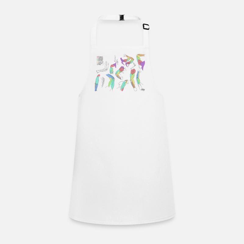 Écharpes abstraites colorées Tablier Enfant