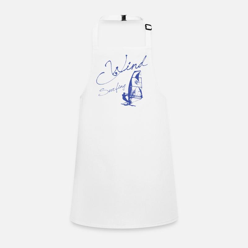 WINDSURFING - SURFER WINDSURFER Geschenk Schürze für Kinder