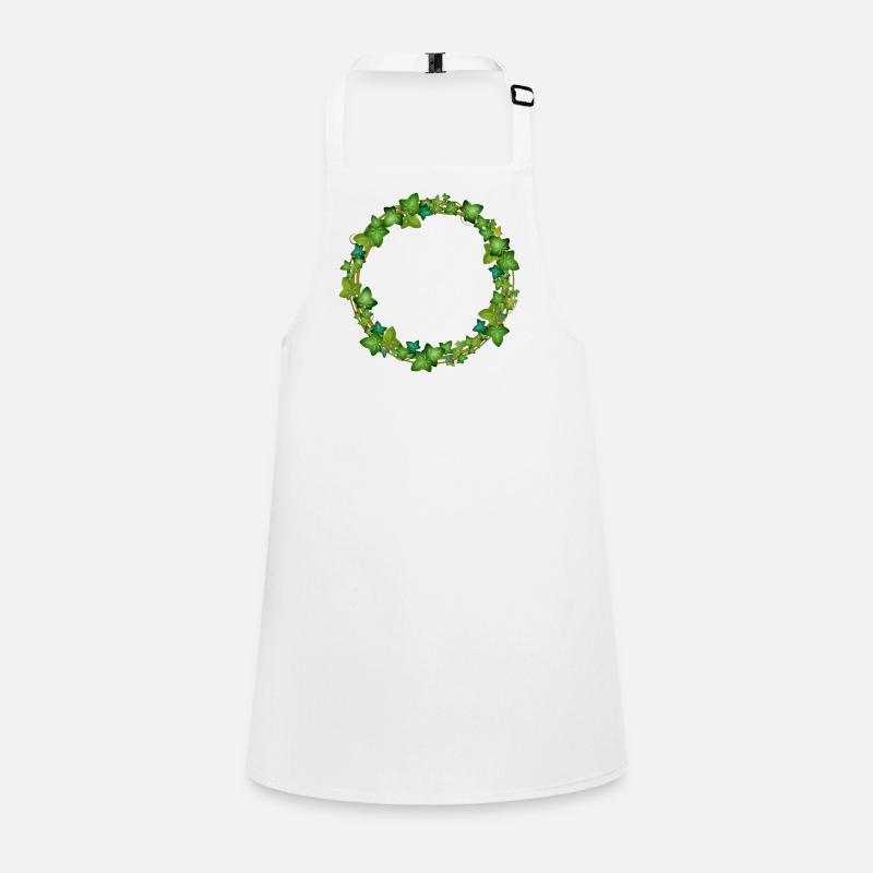 decorative ivy wreath or ivy frame Children's Apron