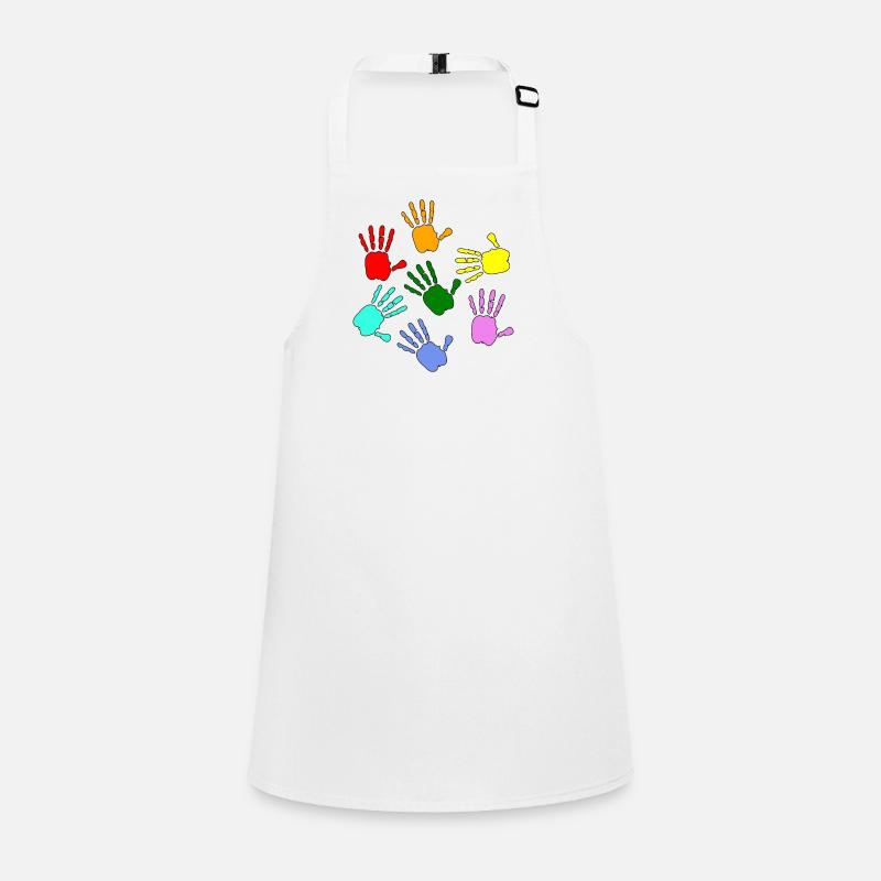 Hands Painting Kids Children's Apron