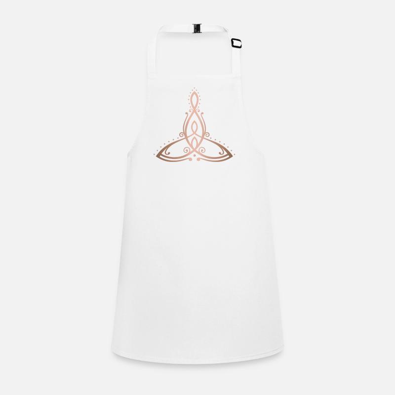 Celtic Motherhood Symbol Mutter mit zwei Kindern Schürze für Kinder