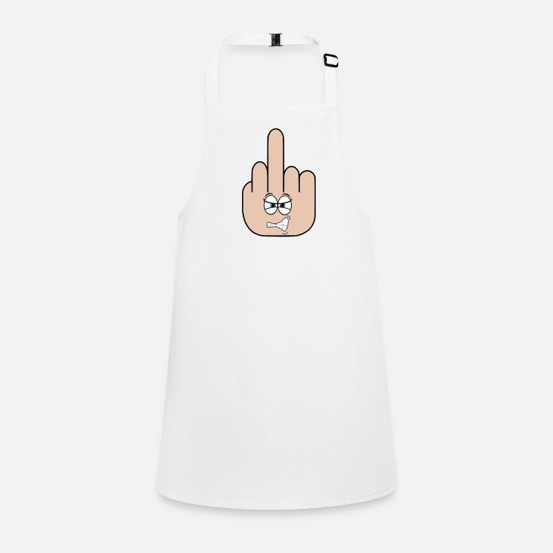 Mittelfinger Schürze für Kinder