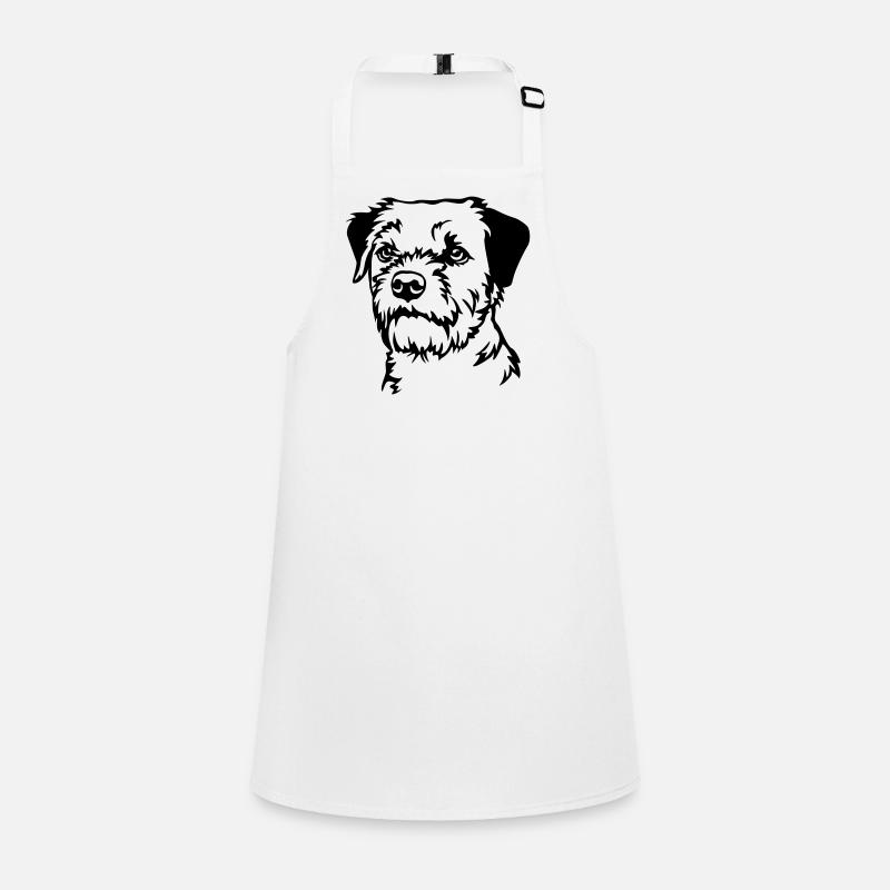 Border Terrier Head Children's Apron