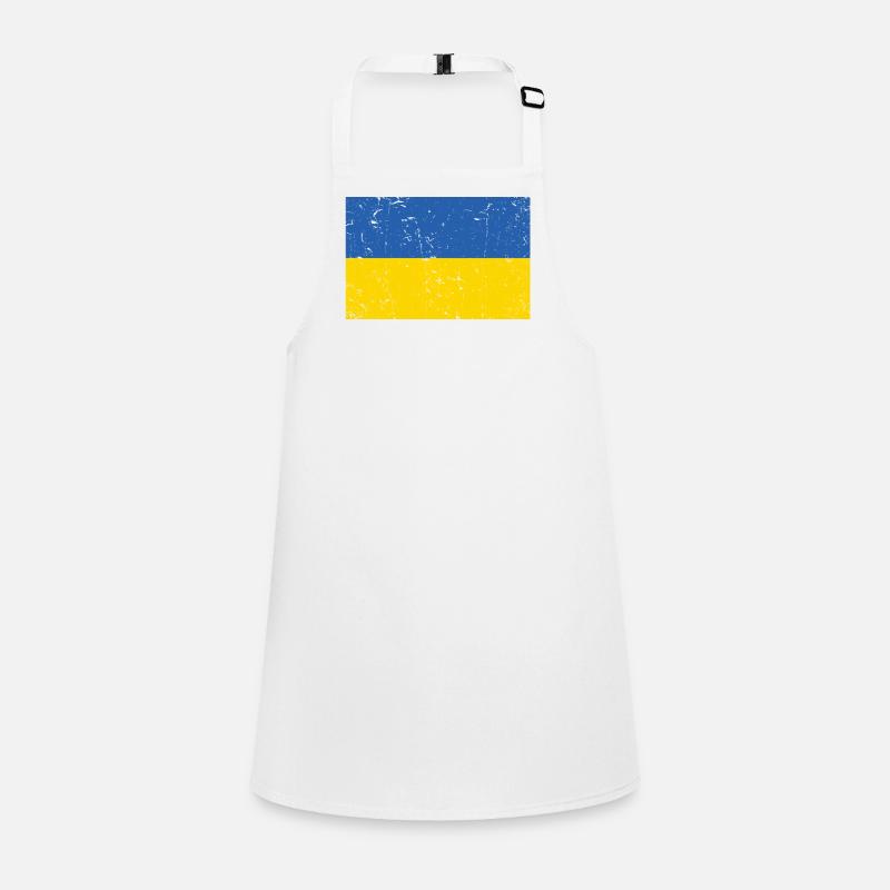 Ukraine Flag Distressed Children's Apron