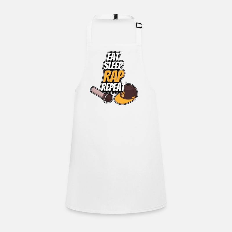 Eating - Sleeping - Rapping - Repeating Children's Apron