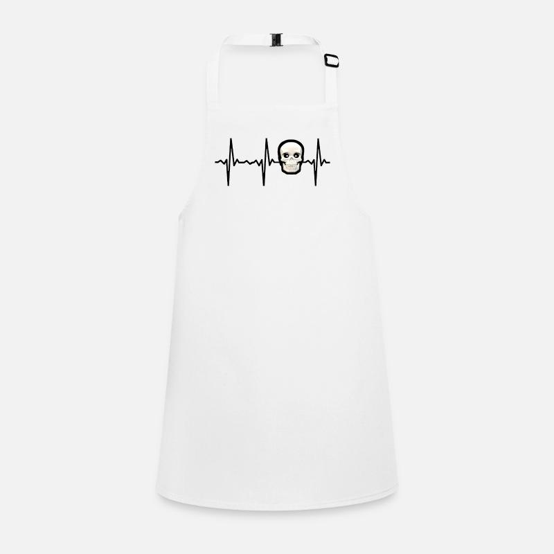 Skull Skeleton Skeleton Body Pulse Pulse Children's Apron