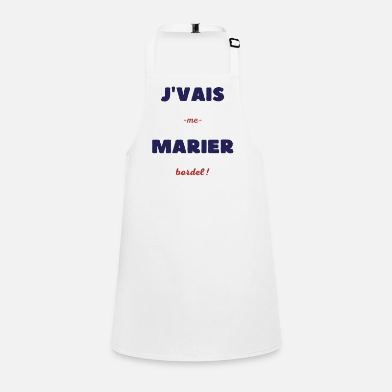 Je vais me marier bordel Tablier Enfant