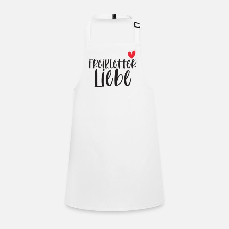 Klettern Freiklettern Liebe Berge Schweiz Geschenk Schürze für Kinder