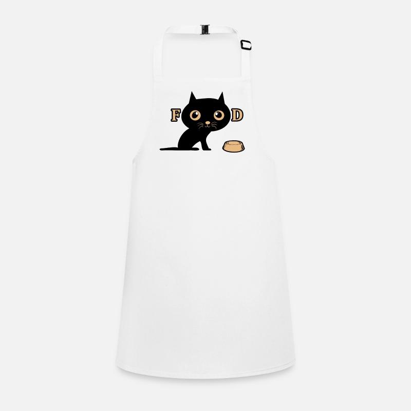 Cute cat is hungry Children's Apron