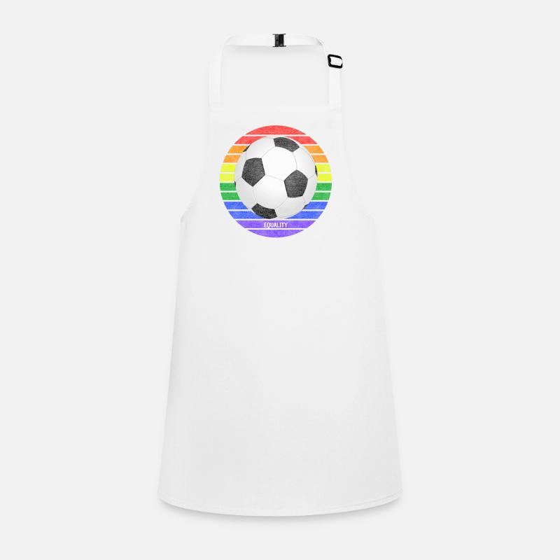 Fussball world championship rainbow equality Schürze für Kinder
