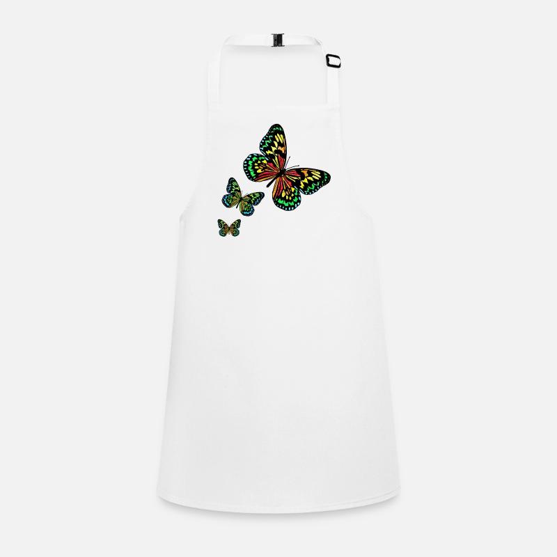 3 Butterflies R6Z Schürze für Kinder