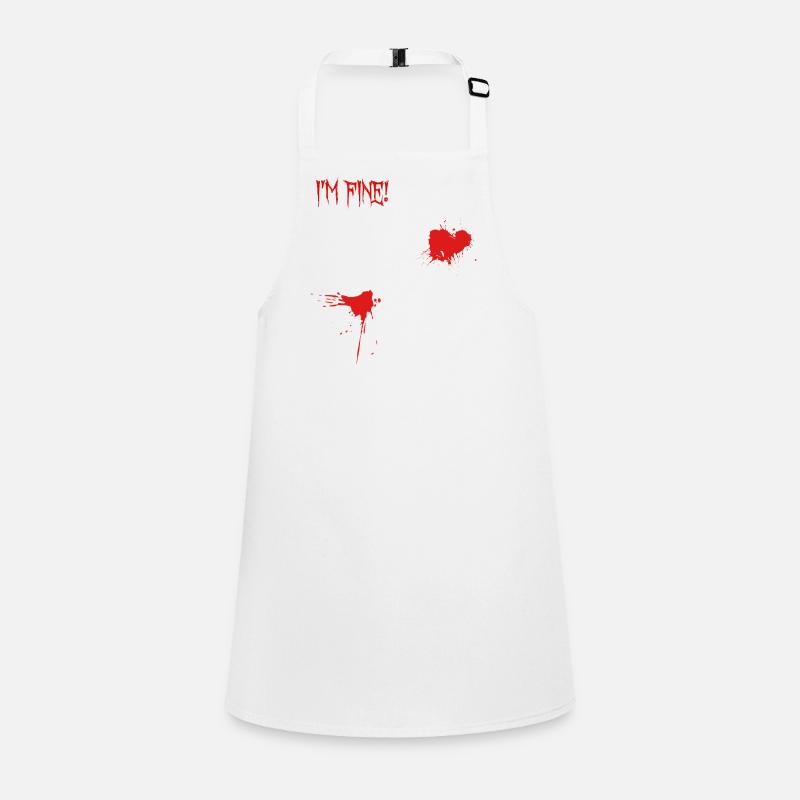 Je vais bien, éclaboussures de sang Tablier Enfant