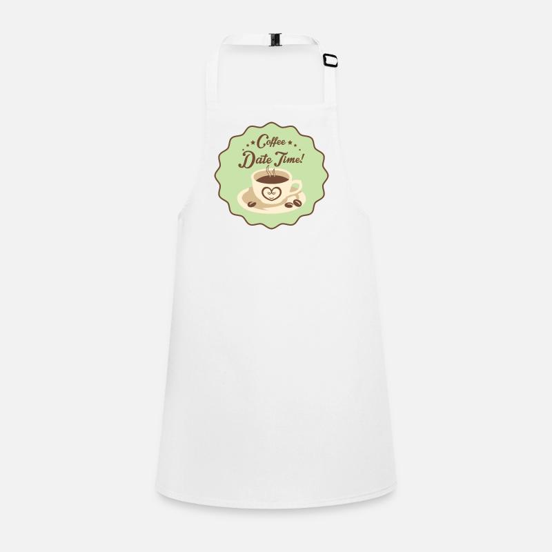 Coffe Date Time Children's Apron