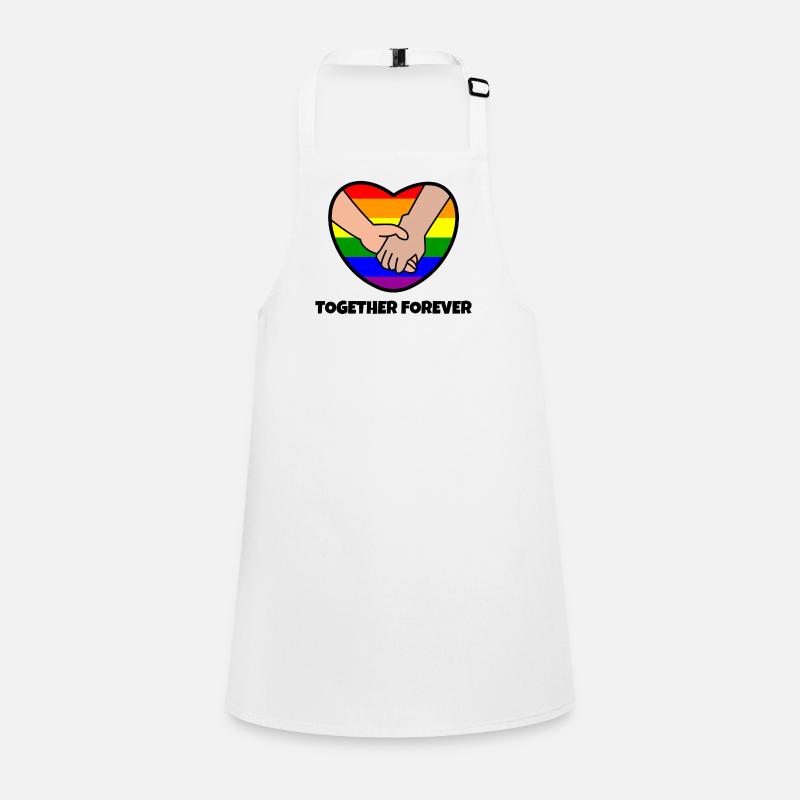 Lgbt Heart Relationship Human Rights Gay Statement Children's Apron