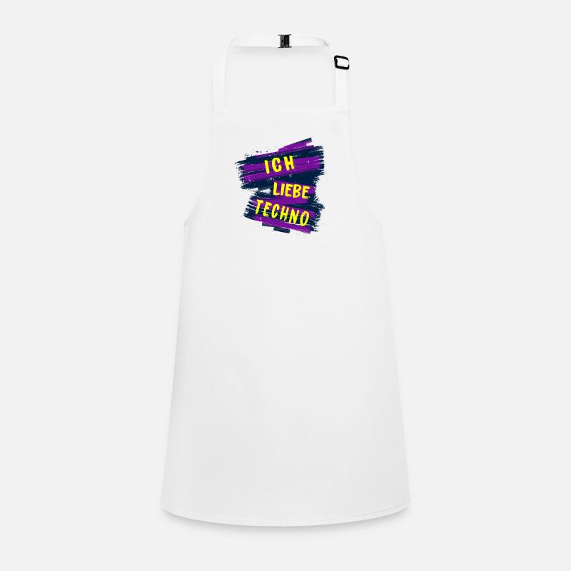 I love techno Children's Apron