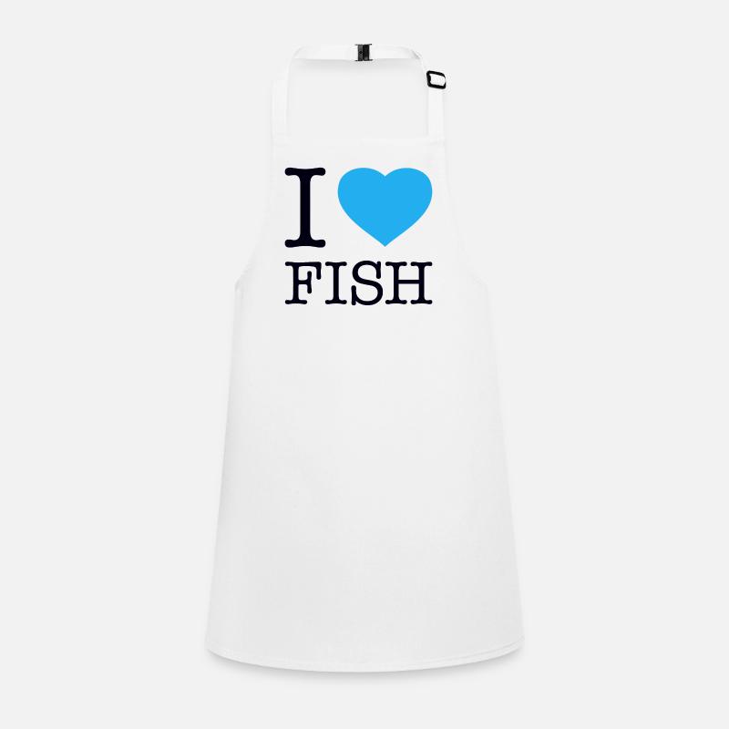 I LOVE FISH Children's Apron