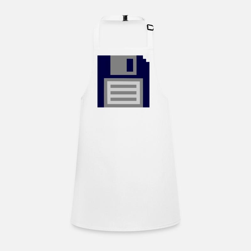 Diskette Schürze für Kinder