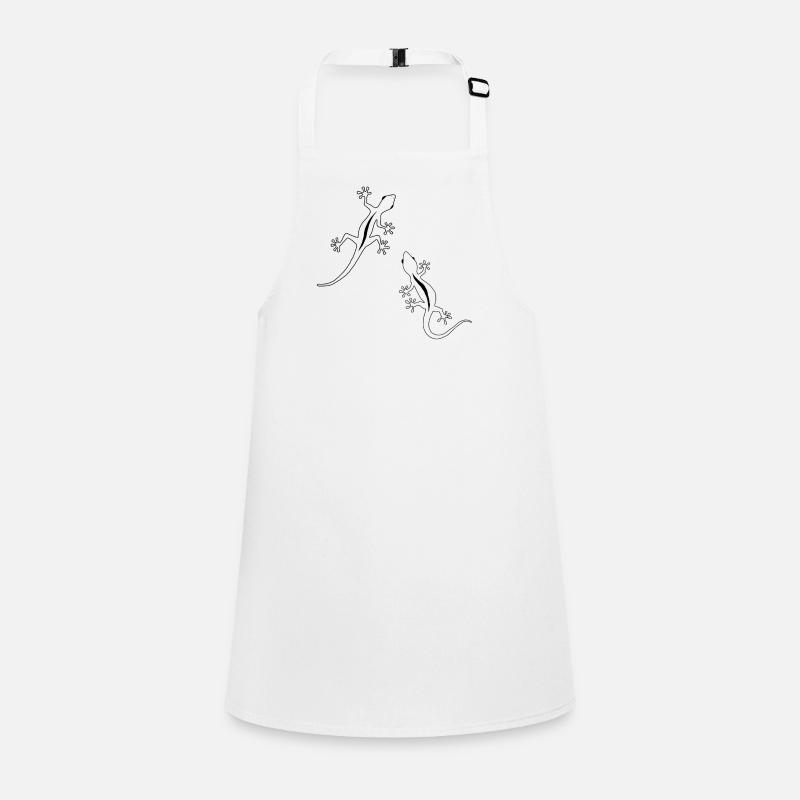 Zwei Eidechsen Schürze für Kinder