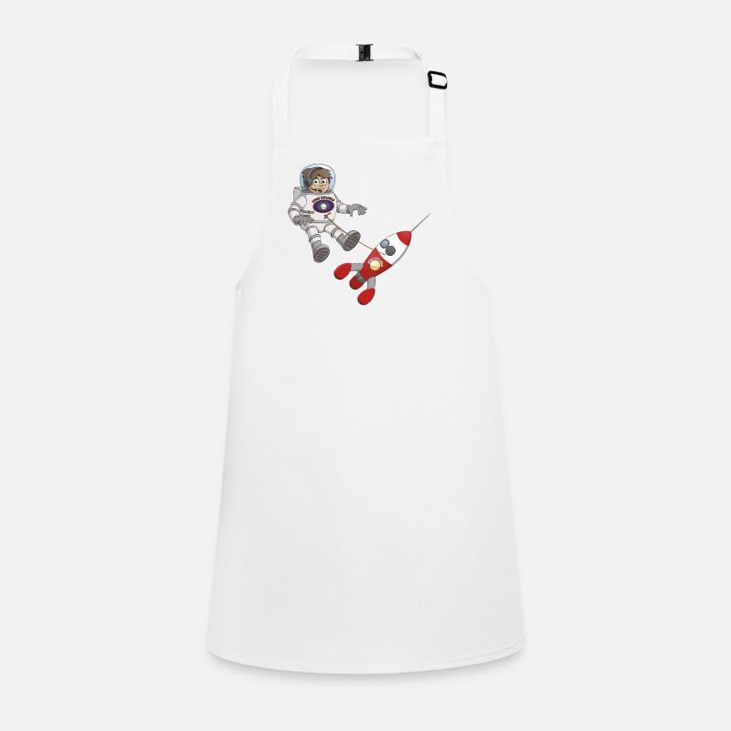 Space explorer “The astronaut and hisspaceship" Children's Apron