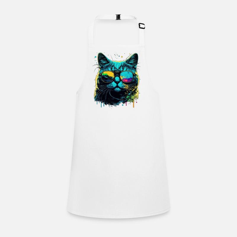 Chat cool Tablier Enfant