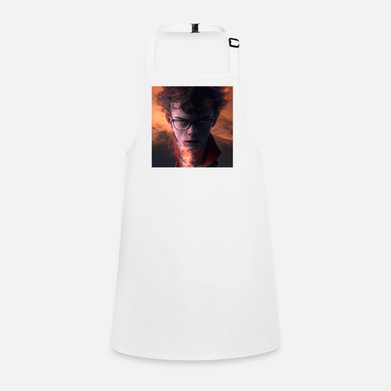 elektrik Portrait - Lightning and Inner Fire Children's Apron