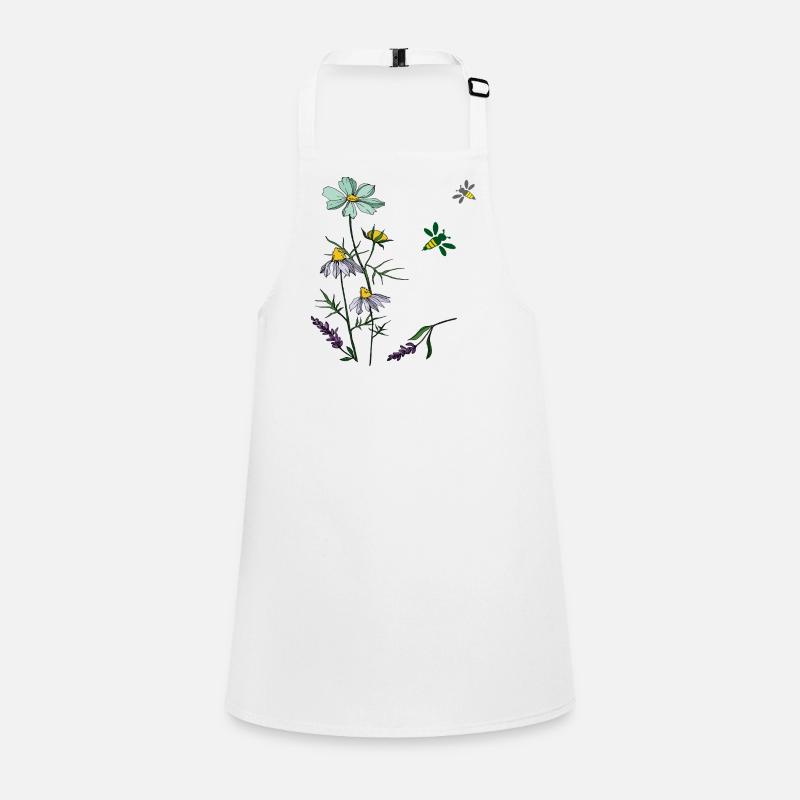 Herbs, chamomile, bees Children's Apron