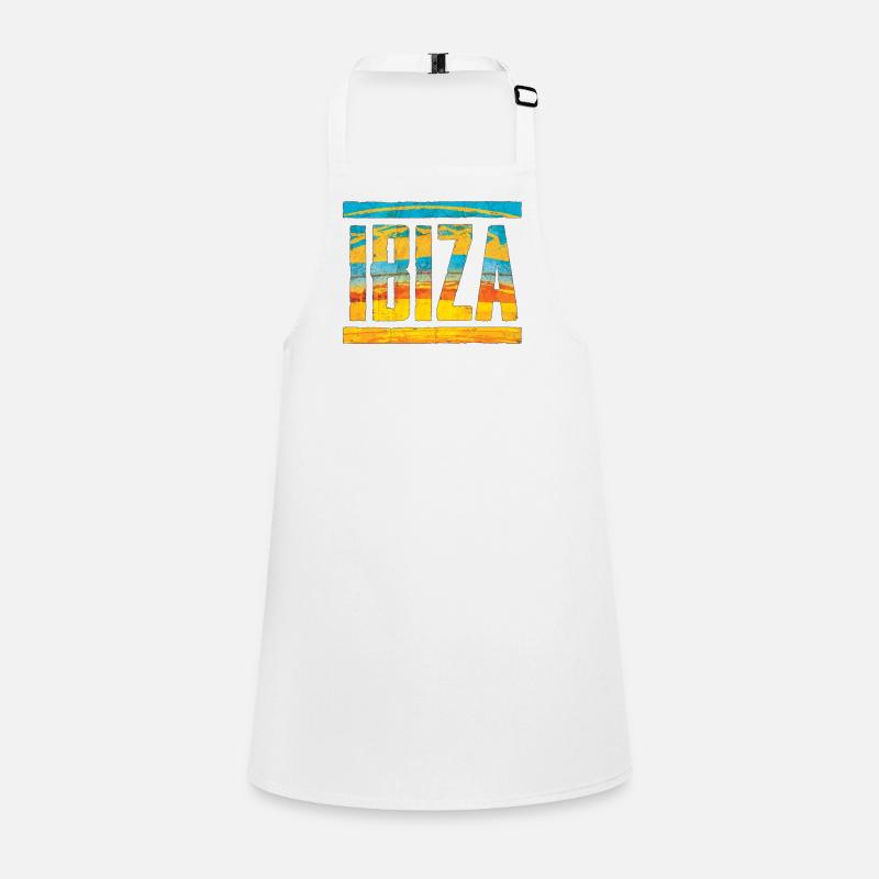 Rétro Style 1970 Lettrage IBIZA Tablier Enfant