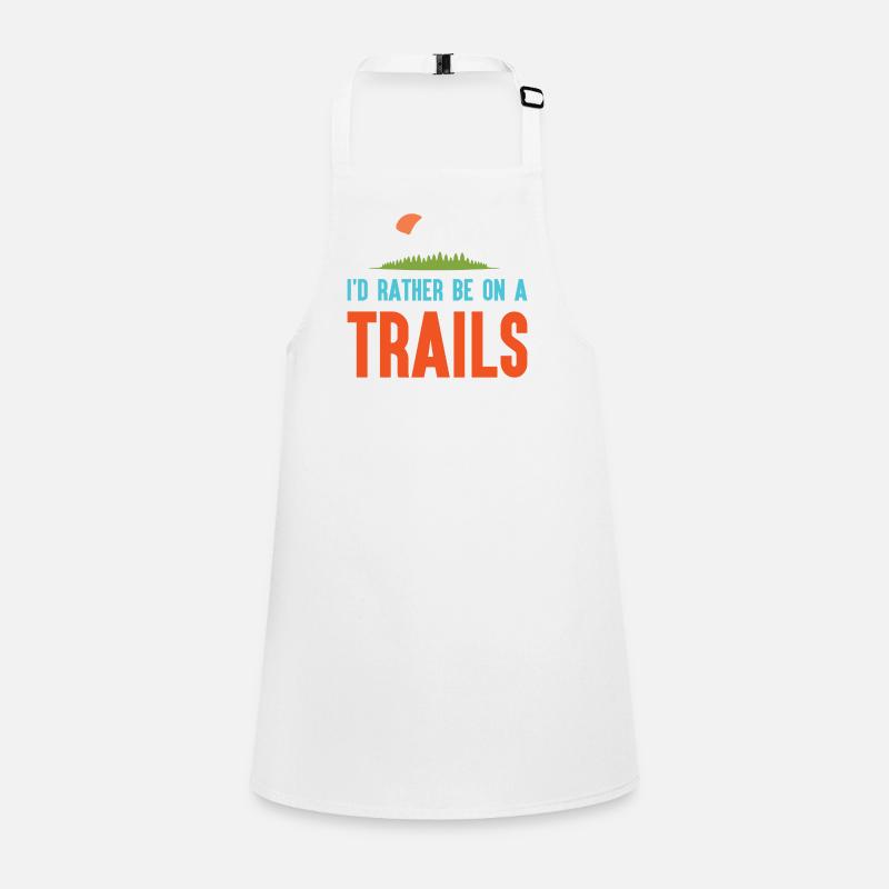 Mountains - I'd Rather Be on a Trail Children's Apron