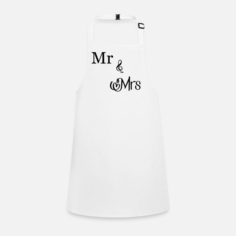 Mr and Mrs Children's Apron