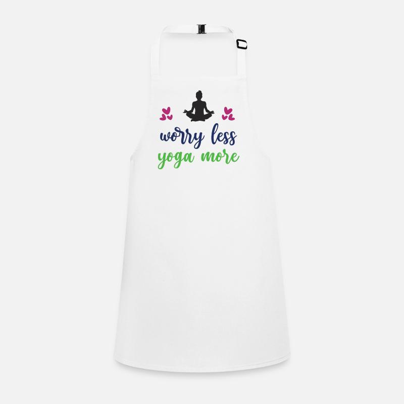 Worry Less Yoga More Children's Apron