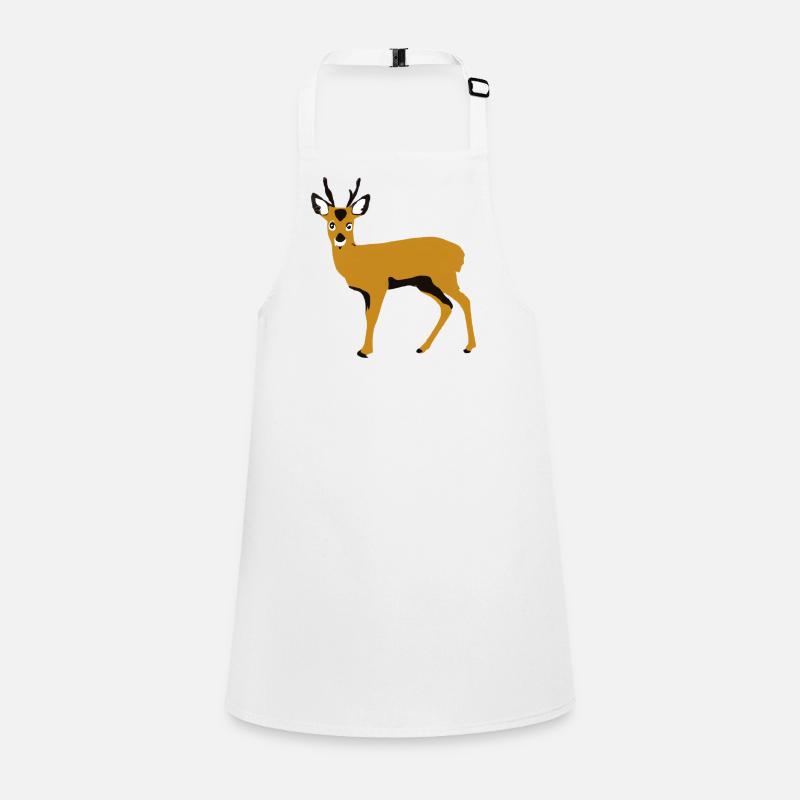 Cerf stylisé orange Tablier Enfant