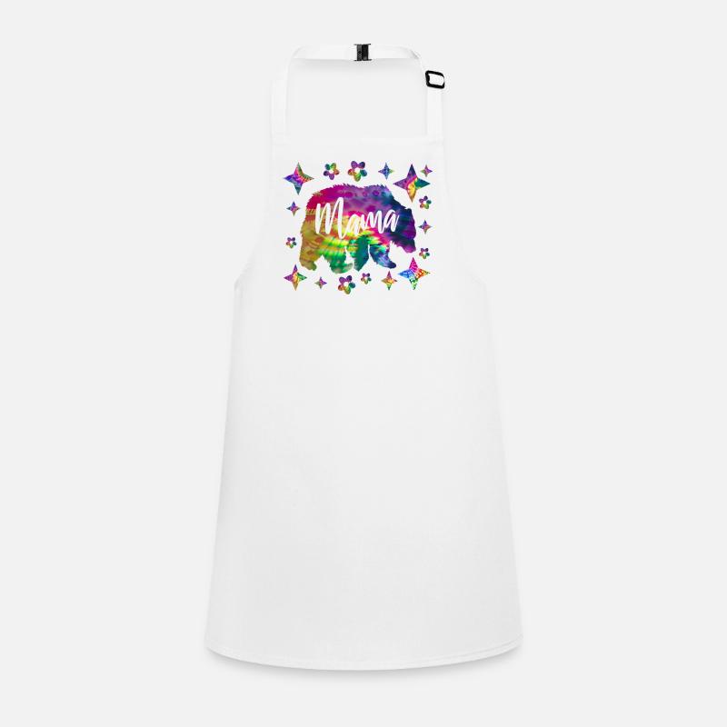 Mama Bear Batik Tie Dye Children's Apron