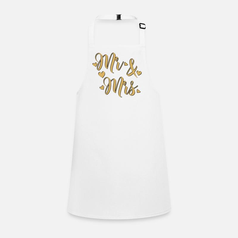 Mr and Mrs Gold on Black Children's Apron
