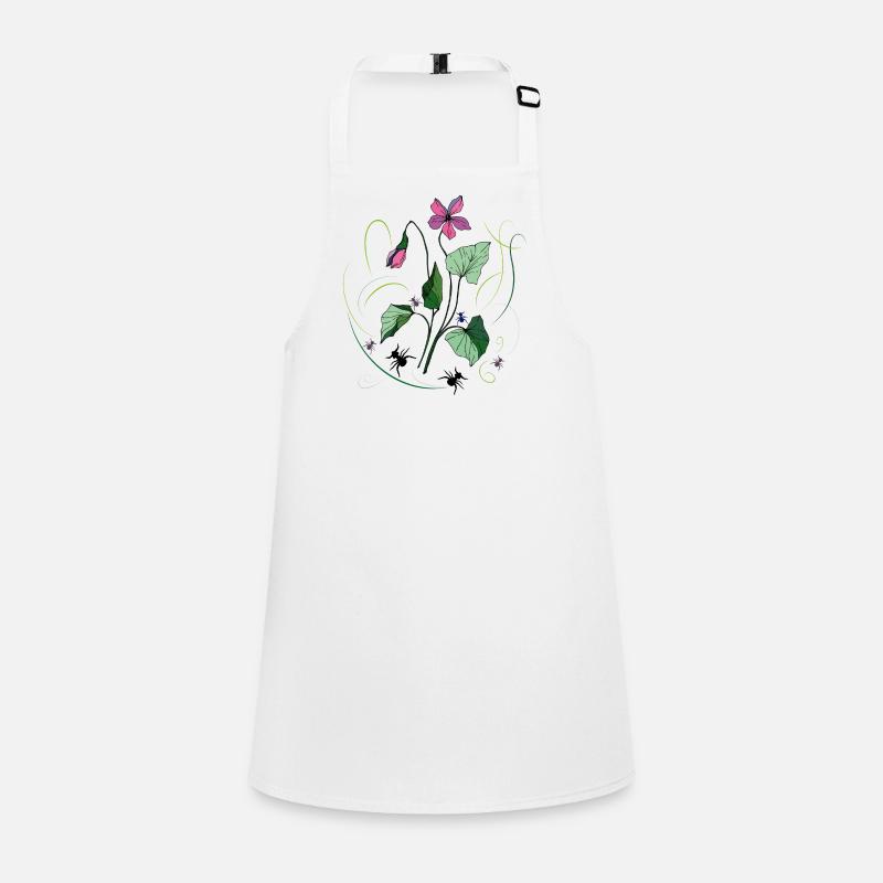 Flower with ants Children's Apron