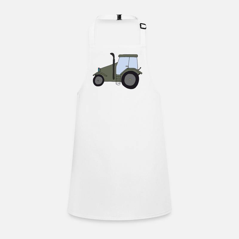 traktor oldtimer Schürze für Kinder