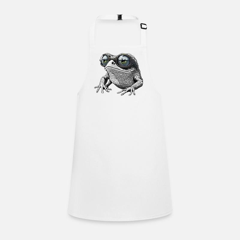 Cool frog with sunglasses Children's Apron