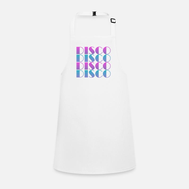 Conception de motif de texte disco vibrant Tablier Enfant
