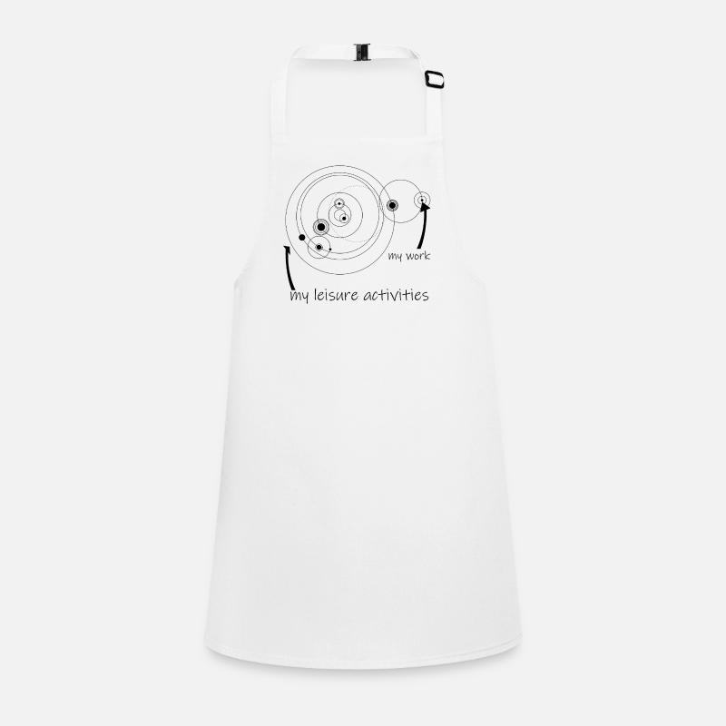 life & work circles (black) Children's Apron