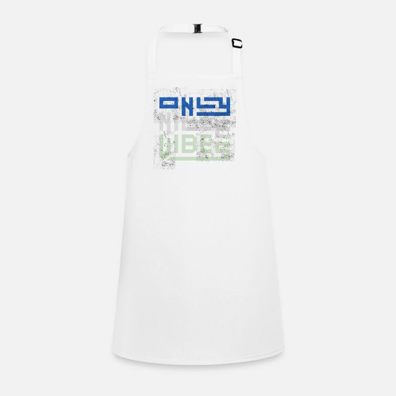 Only Nice Vibes Distressed Typography Children's Apron