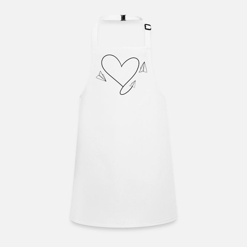Avion Flyer avec coeur Tablier Enfant