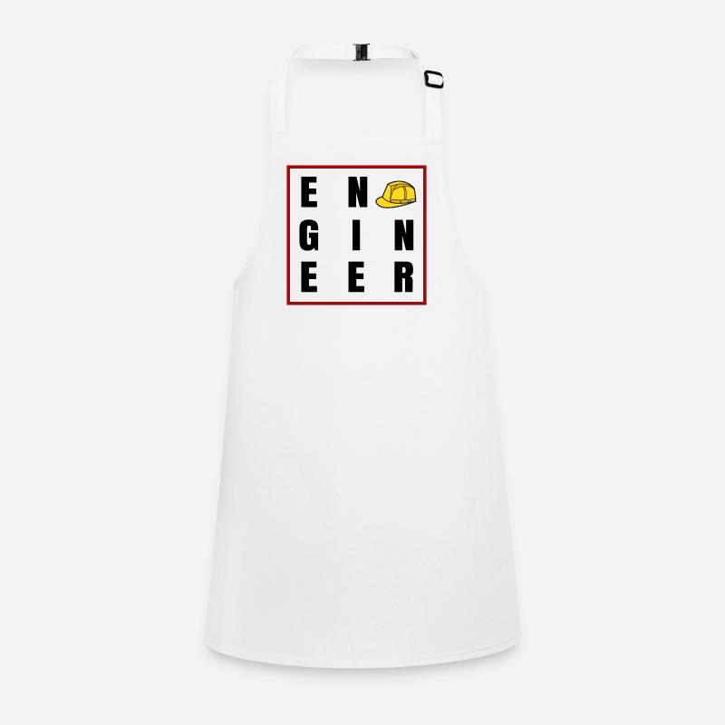 Construction Worker Profession Saying Job Career Supervisor - Children's Apron - white