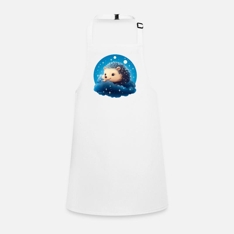 Hérisson mignon la nuit Tablier Enfant