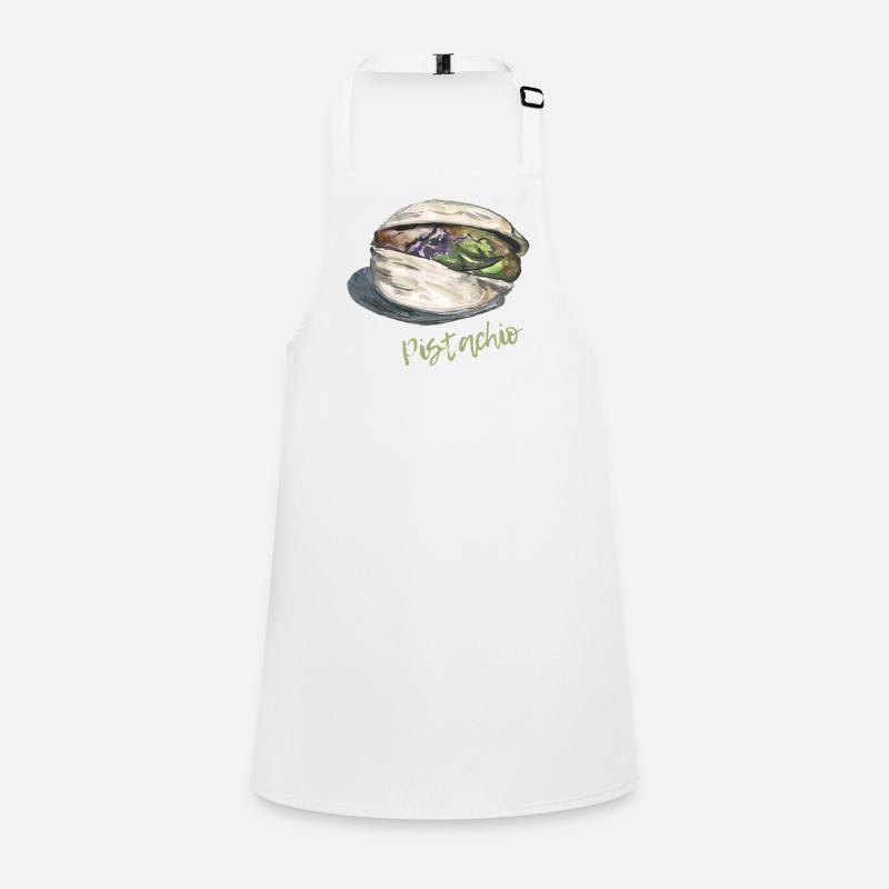 Pistachio Shell Illustration Children's Apron