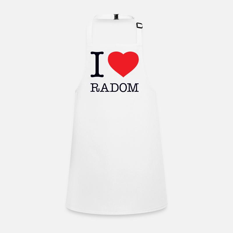 I LOVE RADOM Children's Apron