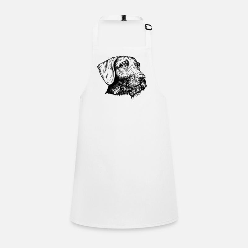 German Wirehaired Portrait Children's Apron